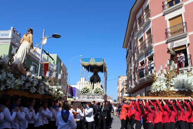 Puerto Lumbreras culmina su Semana Santa con la procesión del Encuentro 2015 - 1, Foto 1