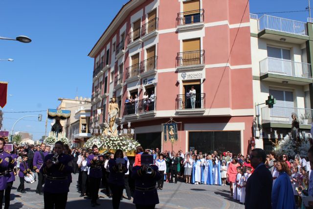 Puerto Lumbreras culmina su Semana Santa con la procesión del Encuentro 2015 - 2, Foto 2
