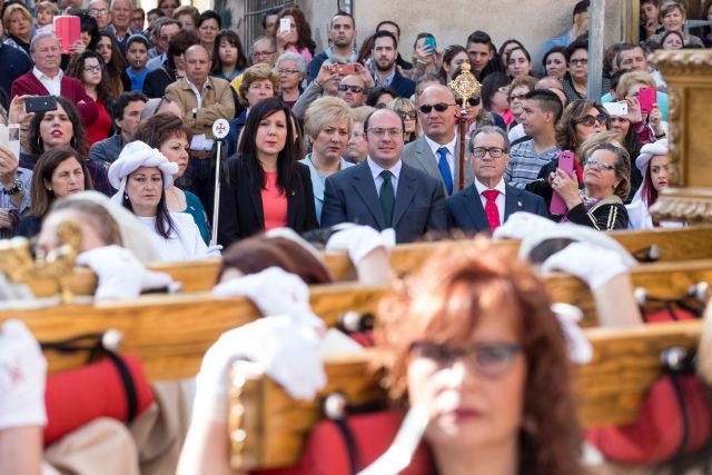 Pedro Antonio Sánchez asiste a la procesión de Domingo de Resurrección de Torreagüera - 1, Foto 1