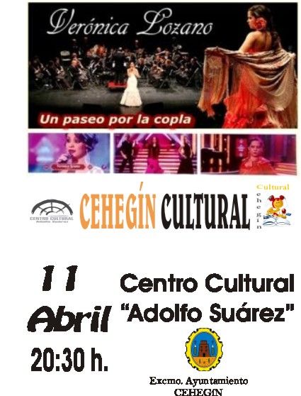 Verónica  Lozano invita a 'Un paseo por la copla' dentro del ciclo Cehegín Cultural - 1, Foto 1