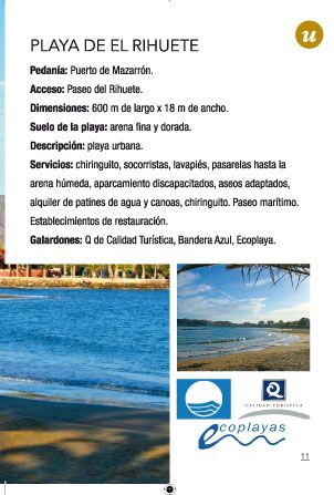 Servicios del Litoral crea una gua informativa de las playas del municipio, Foto 3
