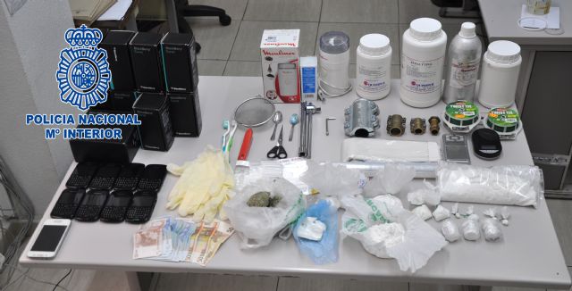 La Policía Nacional desmantela un punto de distribución de droga en Alcantarilla - 1, Foto 1