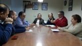 Pedro López Milán y miembros de la candidatura socialista se reúnen con la Asociación de Vecinos de La Unión