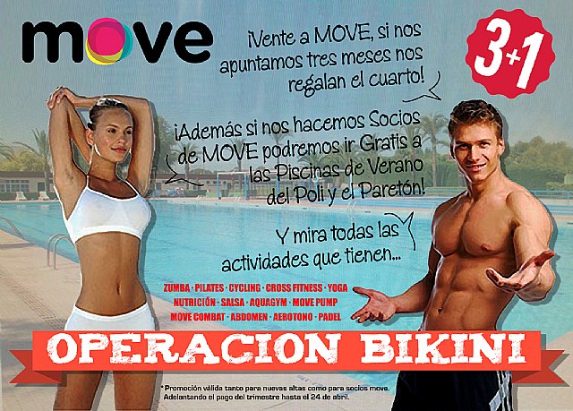 MOVE lanza la promoción 3+1 con motivo de la operación bikini, Foto 1