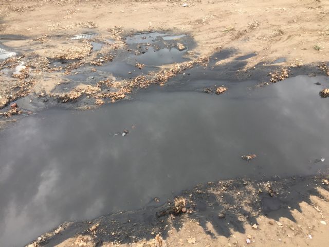 Juan Manuel Cabrera (UPyD) exige una solución inmediata a los problemas de malos olores y medioambientales derivados del vertido producido en la rambla de Tiata - 2, Foto 2