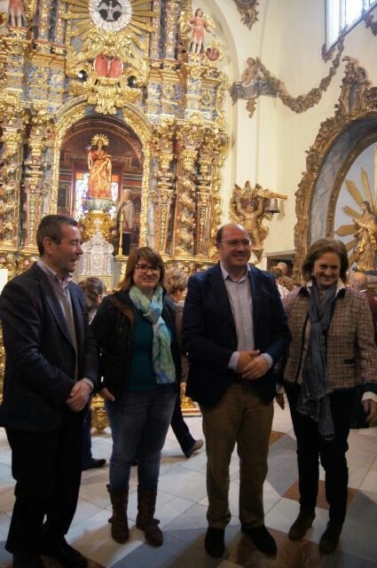 La patrona de Totana regresa  a su santuario tras la restauración de su retablo - 5, Foto 5