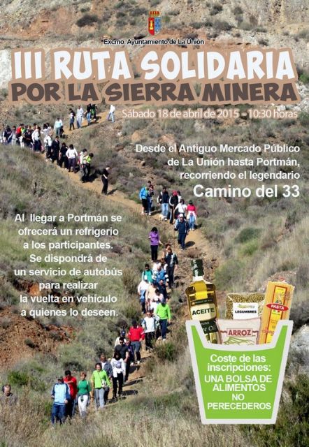 Este sábado: Ruta solidaria por la Sierra Minera - 1, Foto 1