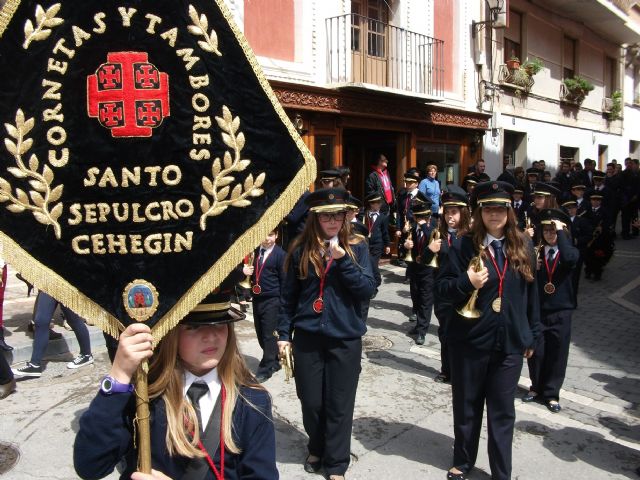 Bandas de Abarán, Torre del Campo y Pozoblanco tocan por las calles de Cehegín junto a las del Santo Sepulcro - 2, Foto 2