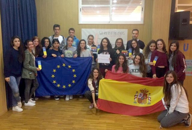 Los alumnos del Centro de Enseñanza Samaniego participan en el concurso Euroscola - 1, Foto 1