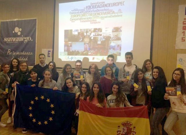 Los alumnos del Centro de Enseñanza Samaniego participan en el concurso Euroscola - 3, Foto 3