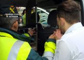 La Guardia Civil sorprende a ms de medio centenar de conductores bajo los efectos de alcohol y droga en Murcia