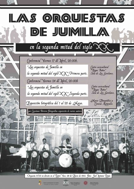 El taller Conoce tu término y la conferencia sobre Orquestas de Jumilla del siglo XX son las citas destacas con la Cultura los próximos días - 4, Foto 4