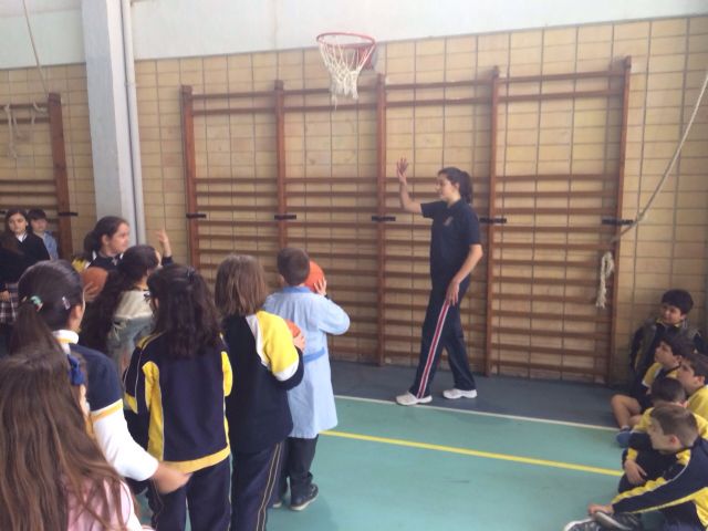 El Club Basket Cartagena protagoniza la Semana Cultural del colegio Hispania - 4, Foto 4