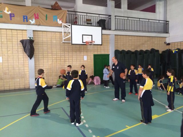 El Club Basket Cartagena protagoniza la Semana Cultural del colegio Hispania - 5, Foto 5