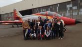 Voluntarios cívicos y sociales visitan la Academia General del Aire