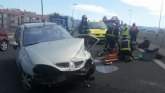 Bomberos del SEIS de Murcia intervienen en accidente ocurrido esta tarde en la A-30