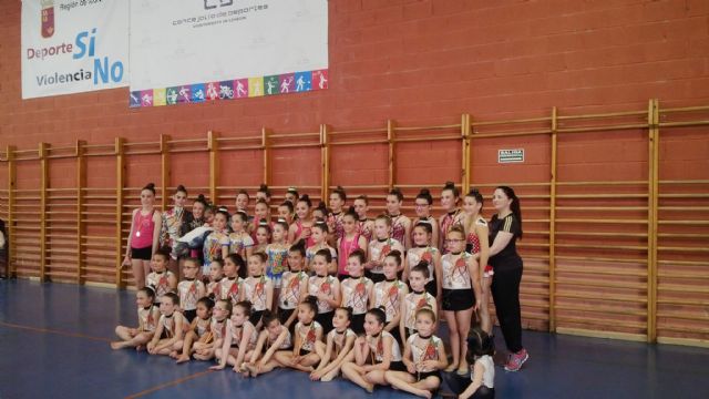 Casi 170 niñas de la Comarca del Noroeste participan en una exhibición de Gimnasia Rítmica en Cehegín - 1, Foto 1