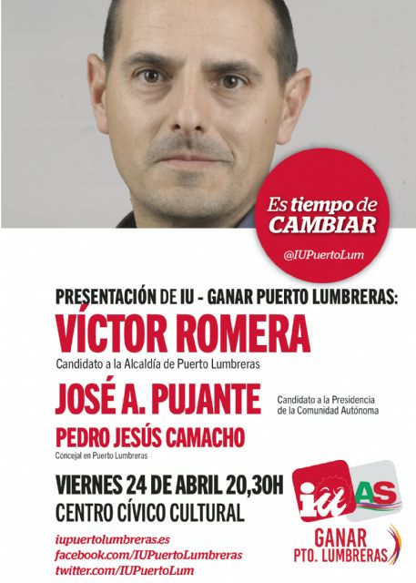 Jóvenes, mujeres y trabajadores de distintos sectores completan la renovada lista de IU  Ganar Puerto Lumbreras - 2, Foto 2