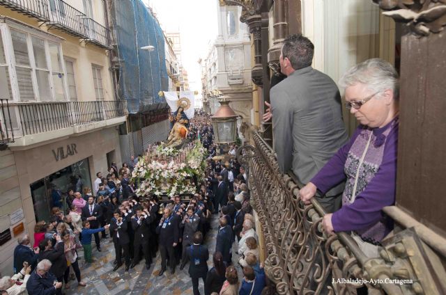 Más de dos mil portapasos se turnaron para llevar a su Patrona - 1, Foto 1