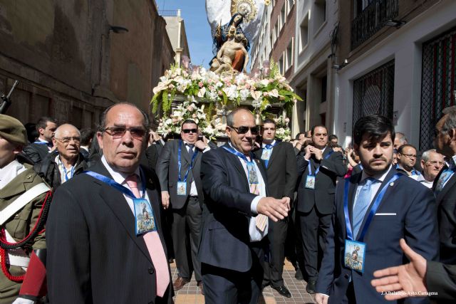Más de dos mil portapasos se turnaron para llevar a su Patrona - 3, Foto 3