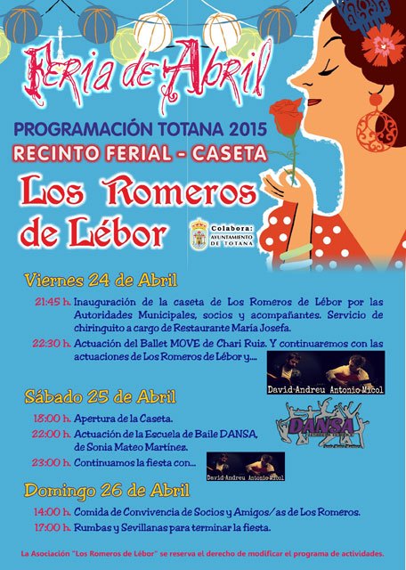 Los Romeros de Lébor organizan varias actividades con motivo de la La Feria de Abril, Foto 1