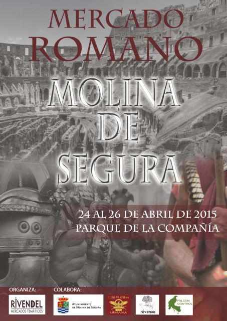 El Mercado Romano de Molina de Segura se celebra los días 24, 25 y 26 de abril en el Parque de la Compañía - 1, Foto 1