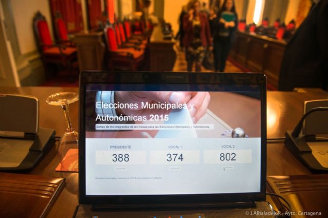Sorteadas en pleno las mesas para las elecciones municipales y autonómicas del 24 de mayo - 1, Foto 1