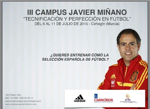 La tercera edición del Campus de Fútbol Javier Miñano se celebrará del 6 al 11 de julio - 1, Foto 1