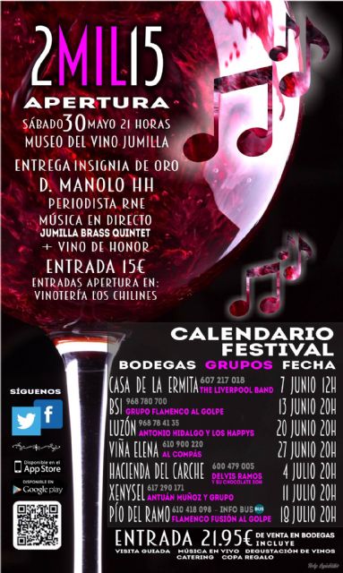 Música entre Vinos vuelve un año más como uno de los eventos más esperados de la Ruta del Vino - 2, Foto 2