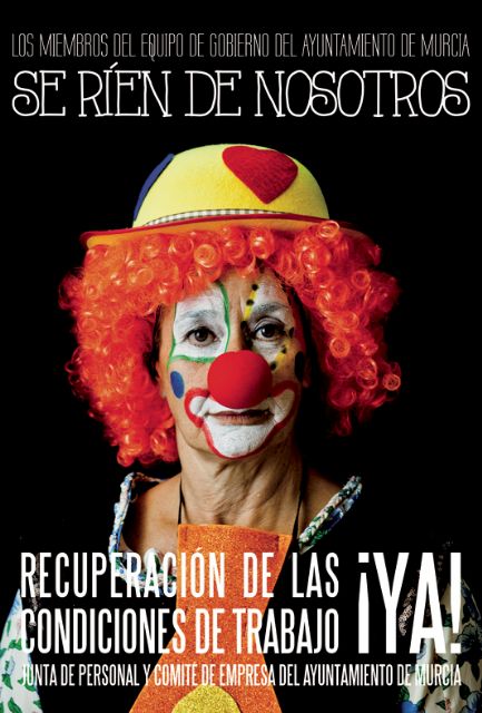 'Se ríen de nosotros'. Concentración de delegados sindicales del Ayuntamiento de Murcia en la Glorieta - 1, Foto 1