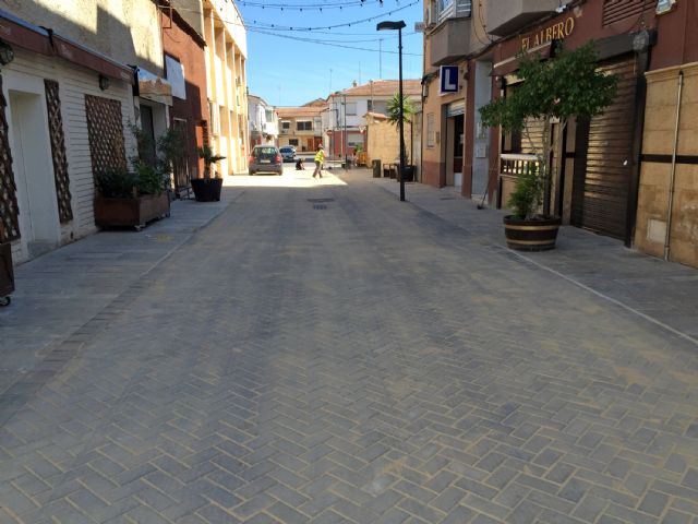 Concluyen en Ceutí el pavimentado de diversas calles peatonales de su centro urbano - 1, Foto 1