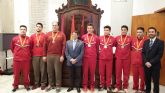 El Alcalde felicita a los lorquinos participantes en el campeonato de España de selecciones autónomicas de voleibol