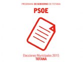 El PSOE publica su programa de gobierno