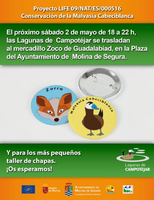 Molina de Segura acerca Las Lagunas de Campotéjar y la malvasía cabeciblanca al mercado de artesanía Zoco del Guadalabiad - 1, Foto 1