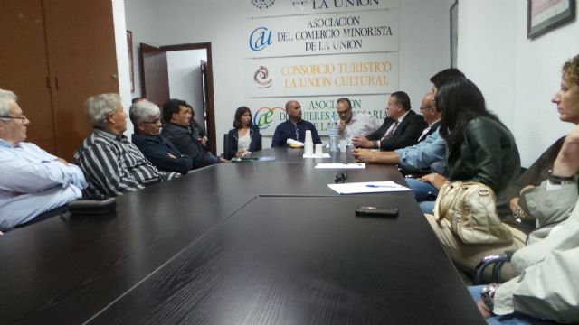 El candidato a la alcaldía de La Unión por el PP y su candidatura se han reunido con las distintas asociaciones empresariales del municipio - 2, Foto 2