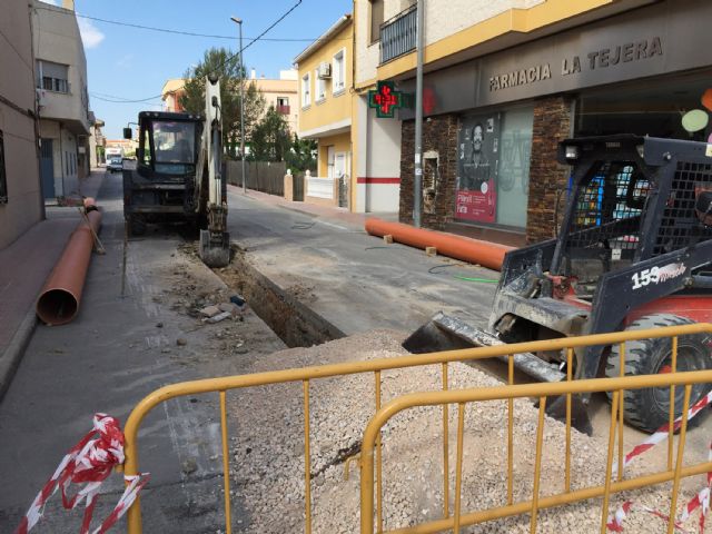 Las obras del colector de la calle Tejera de Ceutí, en marcha - 2, Foto 2