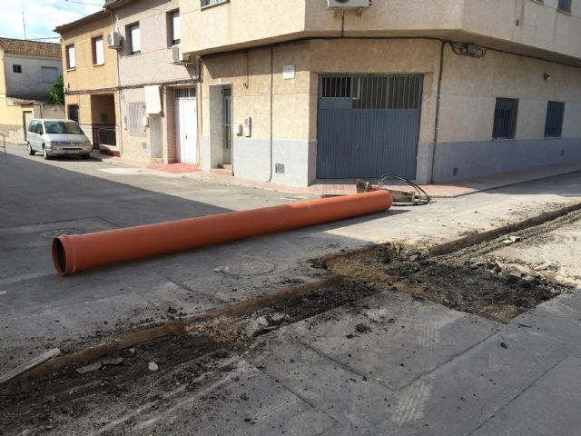 Las obras del colector de la calle Tejera de Ceutí, en marcha - 4, Foto 4