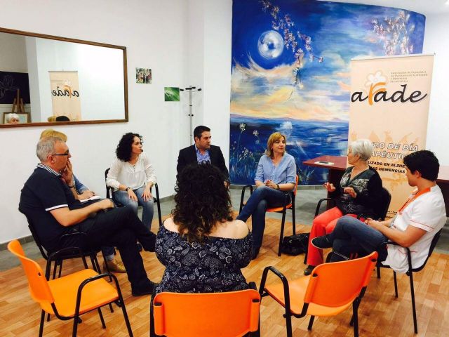 Joaquín Buendía  visita el Centro de Afade y almuerza con los 'mayores' - 2, Foto 2