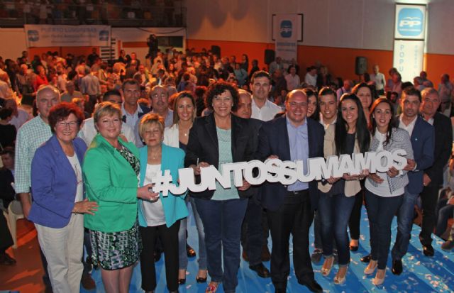 Más de 700 personas en la presentación de la candidatura del Partido Popular de Puerto Lumbreras, encabezada por Mª Ángeles Túnez - 2, Foto 2