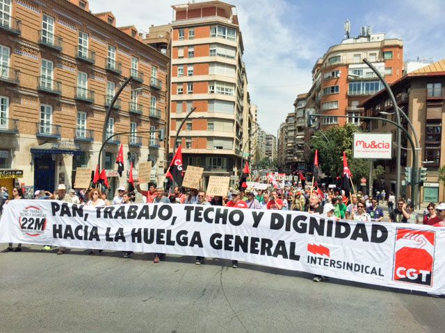 CGT : 1º de mayo en Murcia. Hacia la huelga general - 1, Foto 1