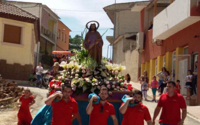 El patrón de la pedanía de Los Torraos de Ceutí salió un año más en romería - 1, Foto 1