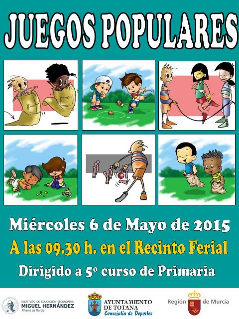 La Concejalía de Deportes organiza mañana miércoles 6 de mayo una Jornada de Juegos Populares en el Recinto Ferial, Foto 1