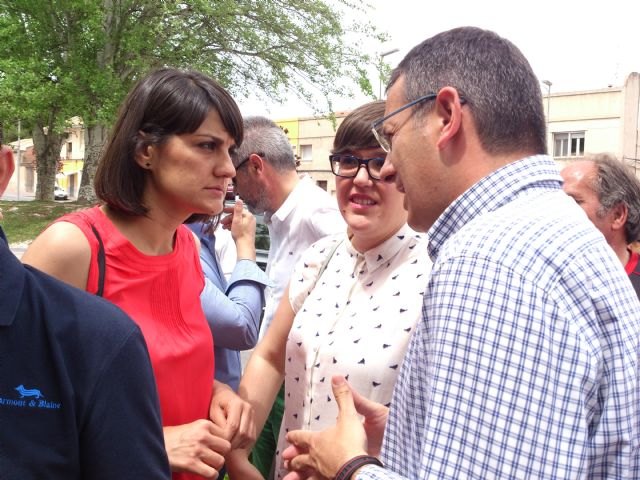 Pedro Snchez da su apoyo al proyecto socialista de Alhama en un encuentro con el candidato Diego Conesa en Bullas, Foto 4