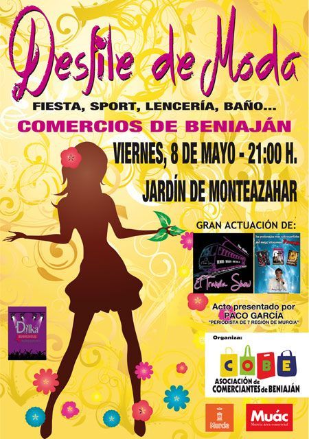 Los comerciantes de Beniaján organizan un desfile de moda en el jardín Monteazahar - 1, Foto 1