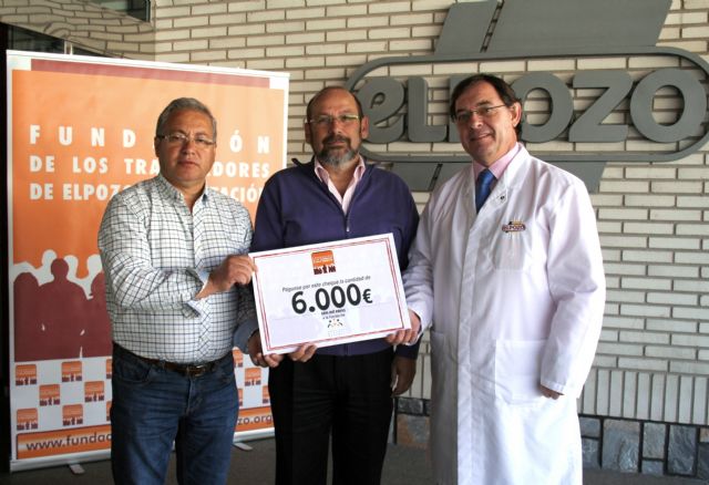 La Fundacin de Trabajadores de ElPozo dona 6.000 euros a la Fundacin Francisco Munuera Martnez, Foto 1