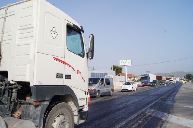 Se acondiciona la carretera RM-609, desde el enlace de la autovía  A-7 hasta la rotonda de La Turra, con el arreglo de la calzada y la nueva señalización, Foto 8
