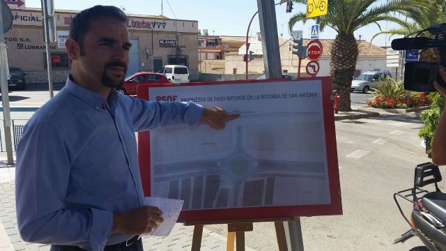Mateos presenta el proyecto con el que acabar con los colapsos de tráfico que se producen a diario en San Antonio - 2, Foto 2