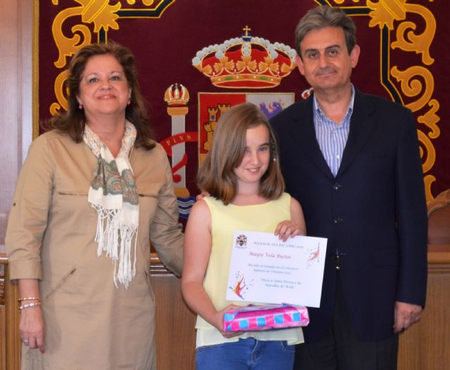 Los escolares de Alguazas pintan a Santa Teresa y las murallas de Ávila - 3, Foto 3