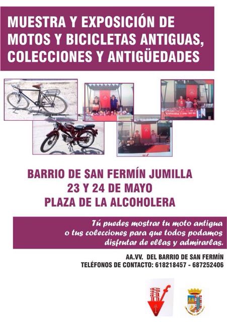 La Asociación de Vecinos del Barrio San Fermín organiza para este fin de semana una exposición de motos y bicicletas antiguas - 1, Foto 1