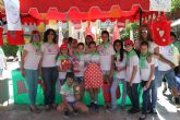 Cooperativas escolares de la Comarca venden sus productos en el mercado semanal de Caravaca